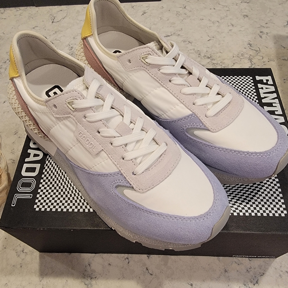 Gadol By Vintage Havana Lace-Up Fantasia Sneakers (For Women) Size 8 NIB - Picture 5 of 16